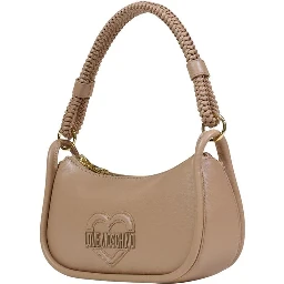 Beige Polyethylene Handbag