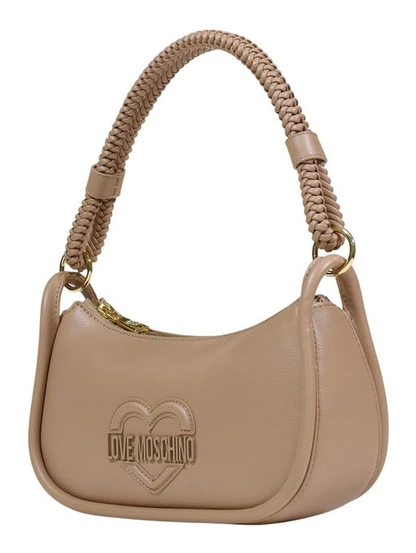 Beige Polyethylene Handbag