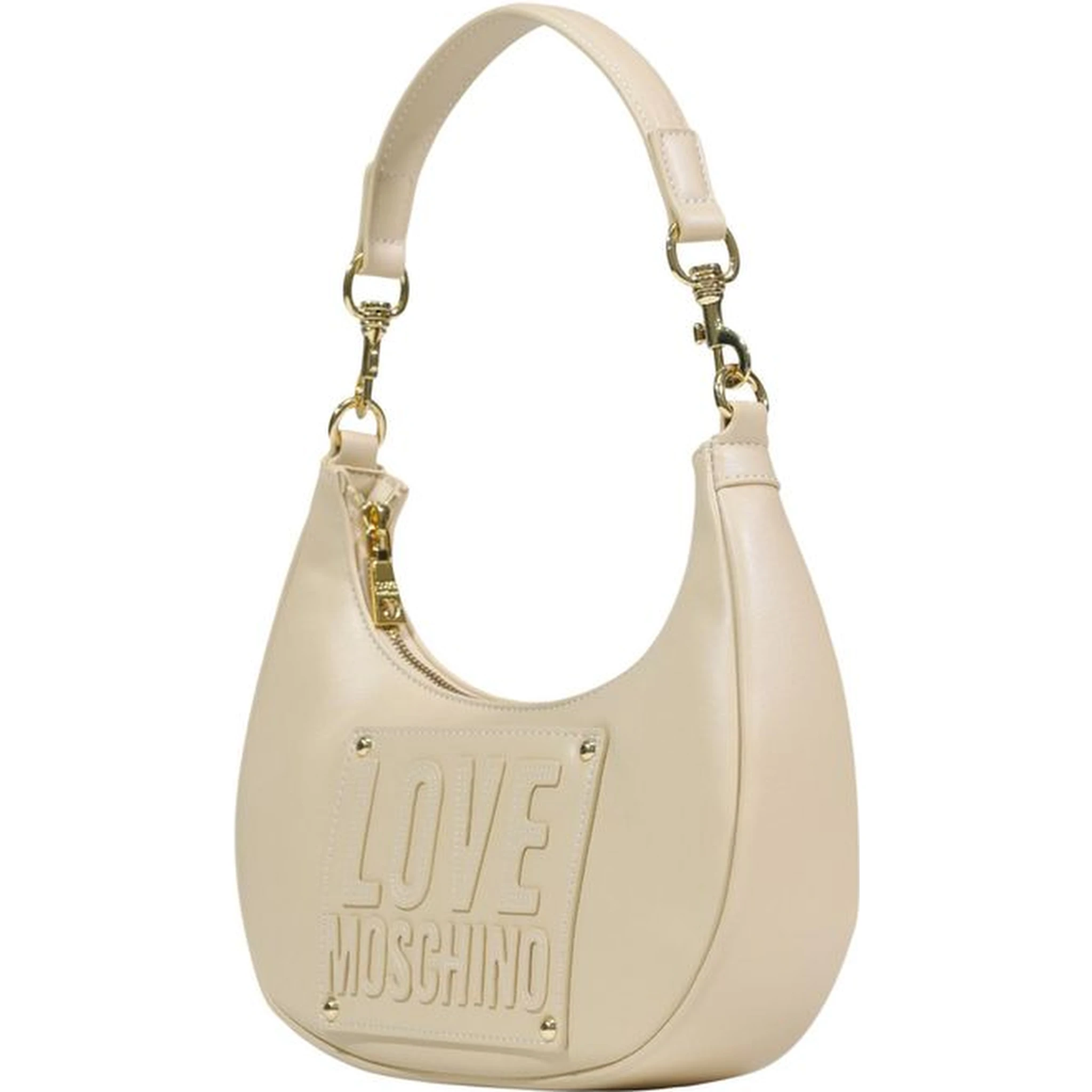 Cream Polyethylene Handbag