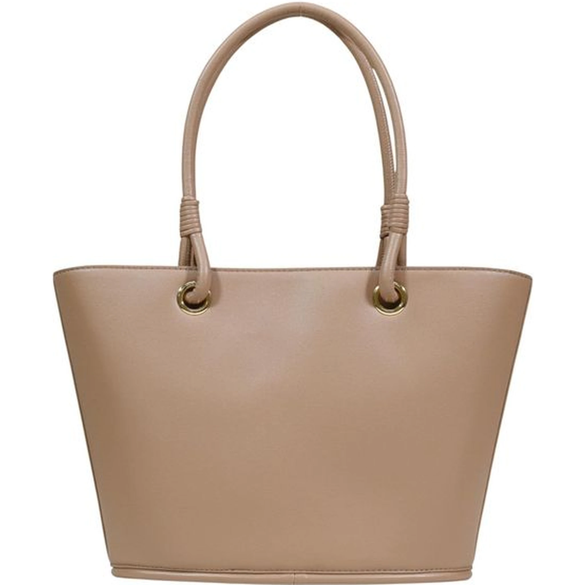 Beige Polyethylene Handbag