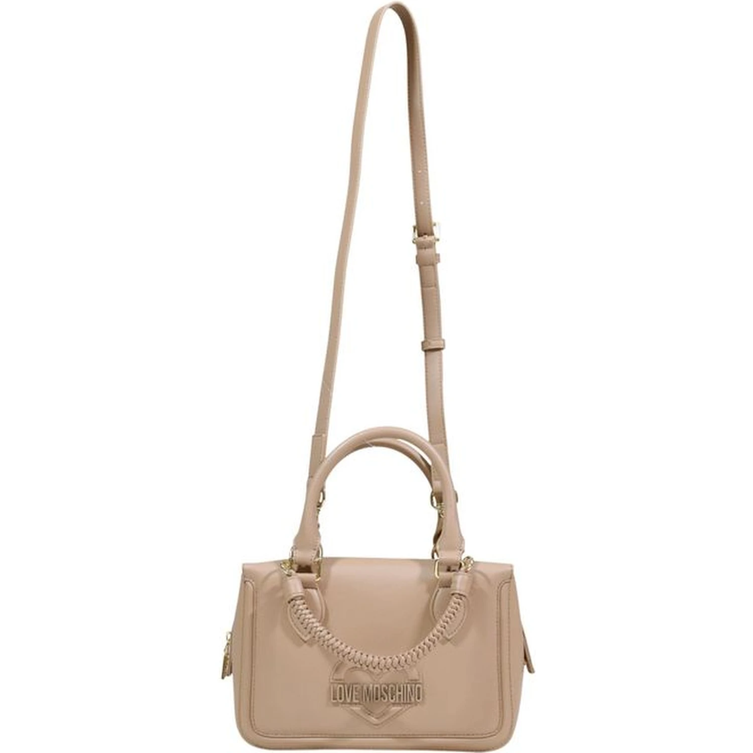 Beige Polyethylene Handbag