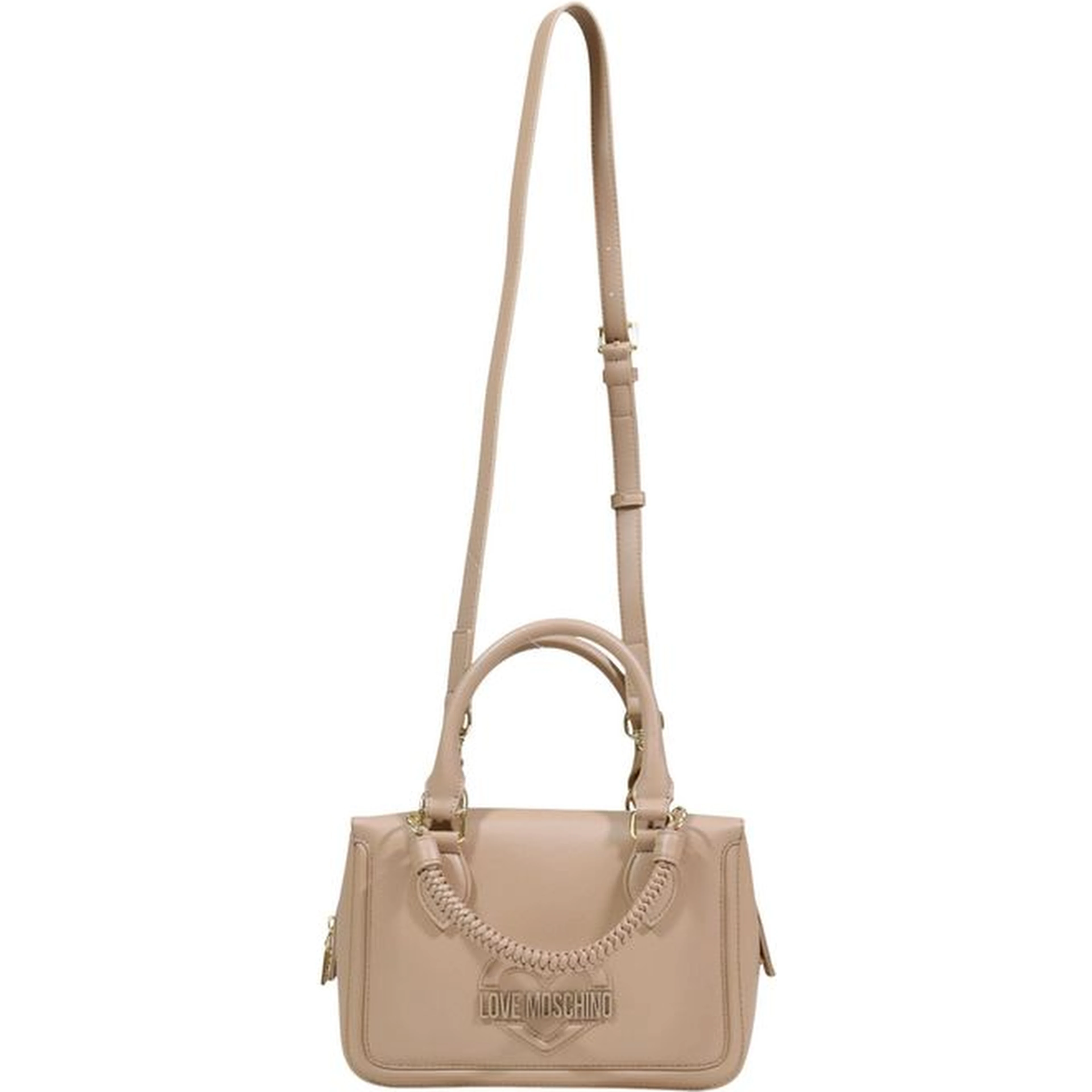 Beige Polyethylene Handbag