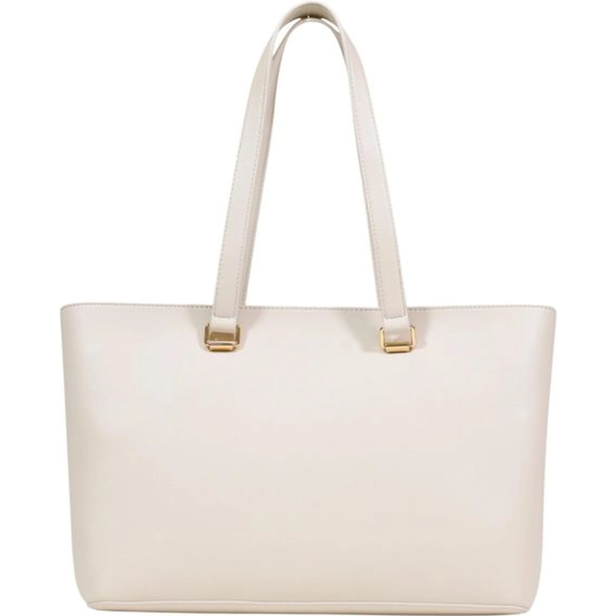 Beige Polyethylene Handbag