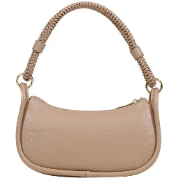 Beige Polyethylene Handbag