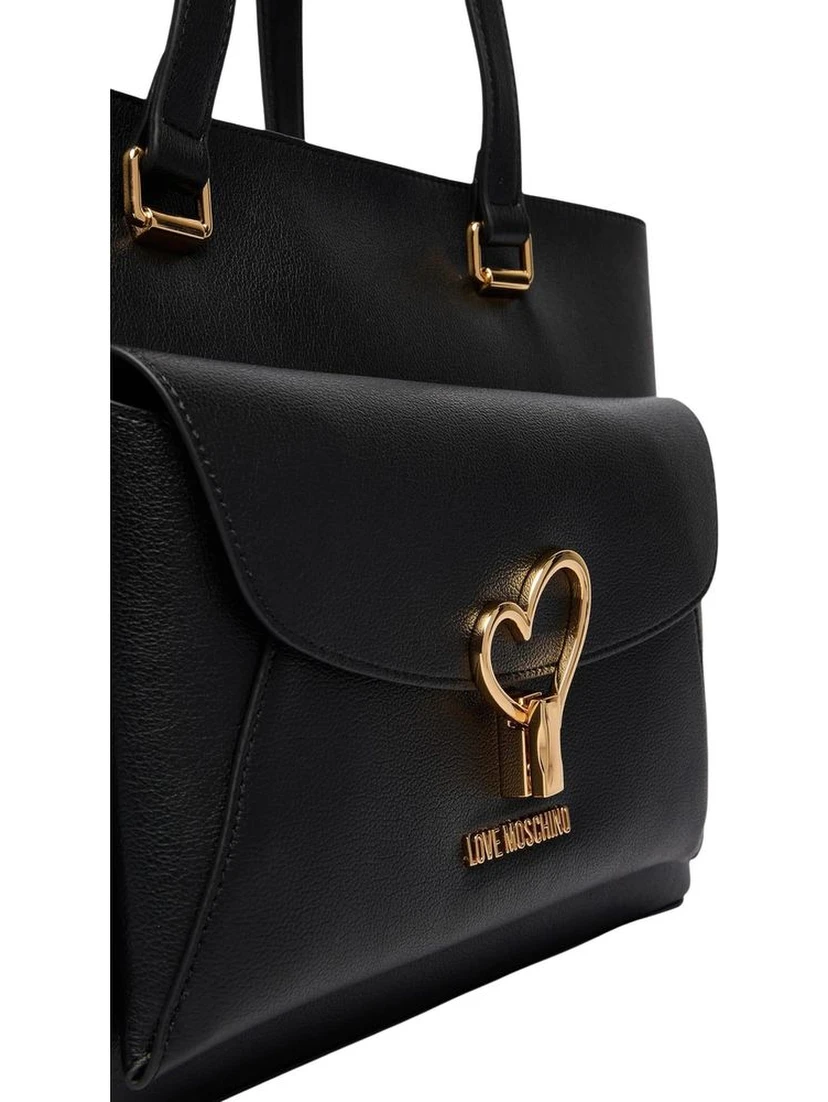 Black Polyethylene Handbag