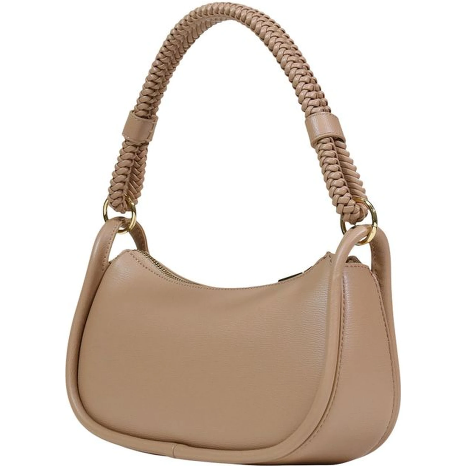 Beige Polyethylene Handbag