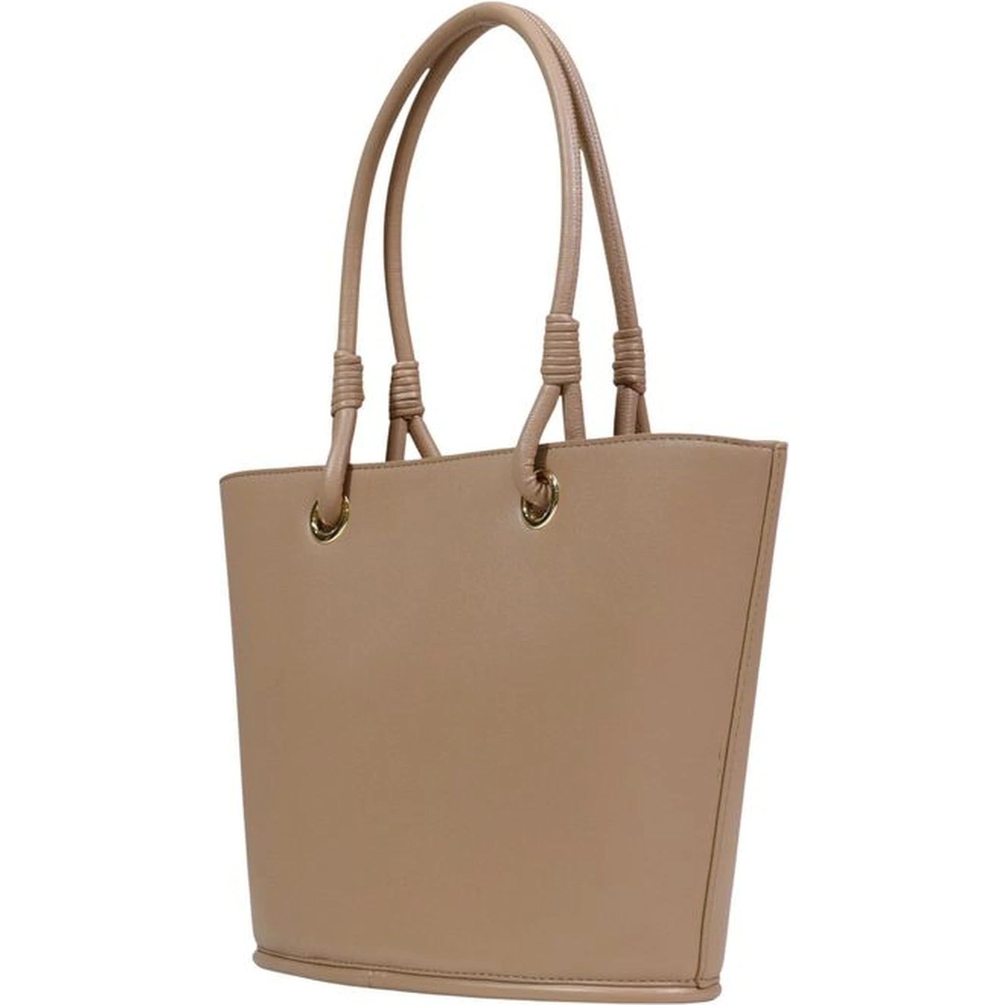 Beige Polyethylene Handbag