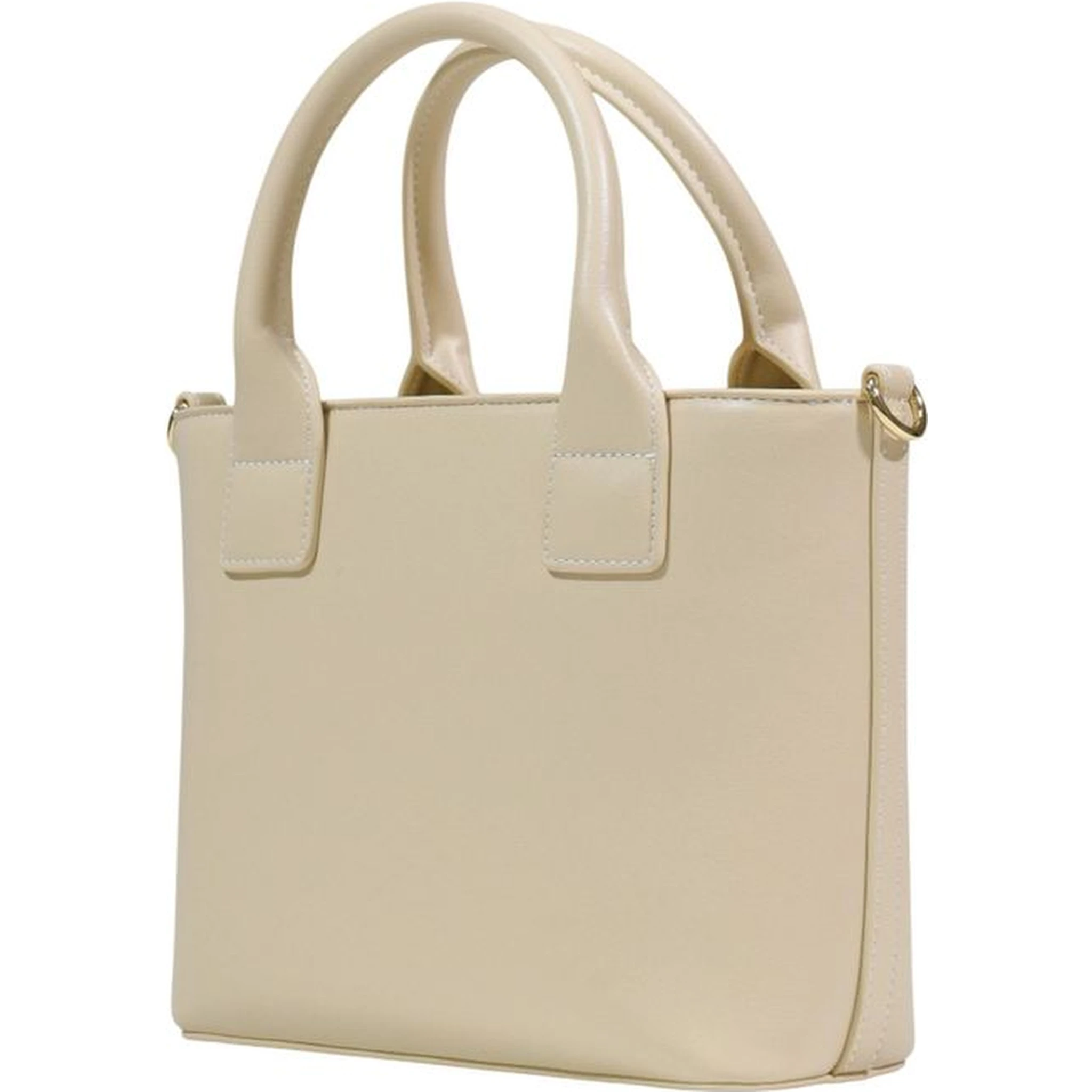 Cream Polyethylene Handbag