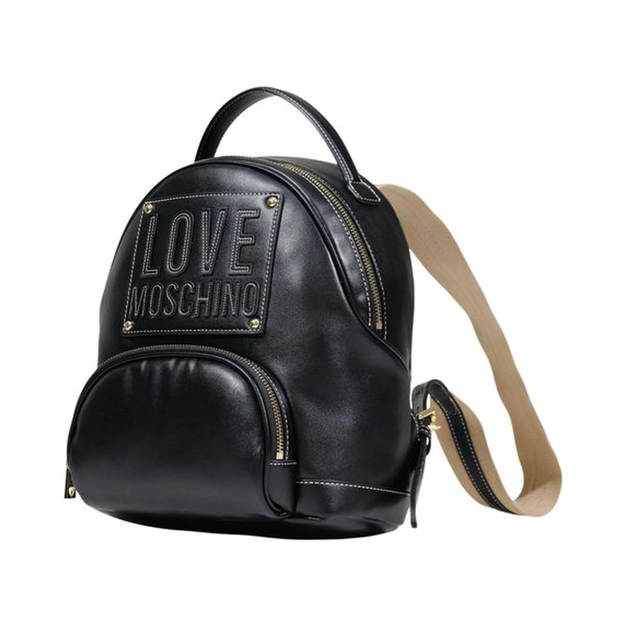 Black Polyethylene Backpack