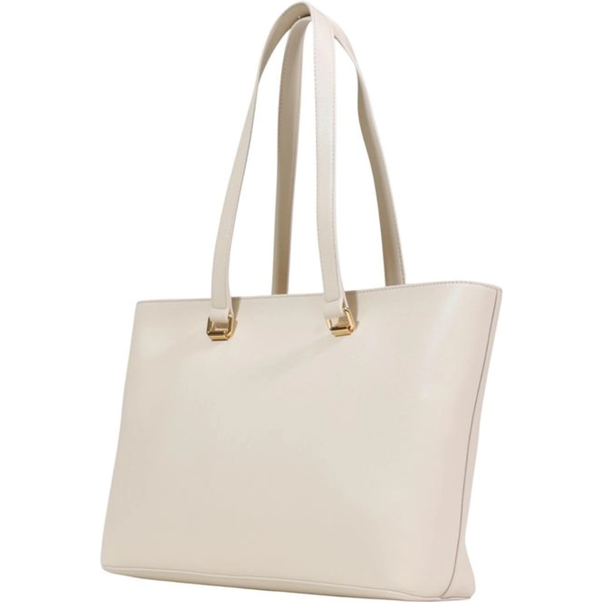 Beige Polyethylene Handbag