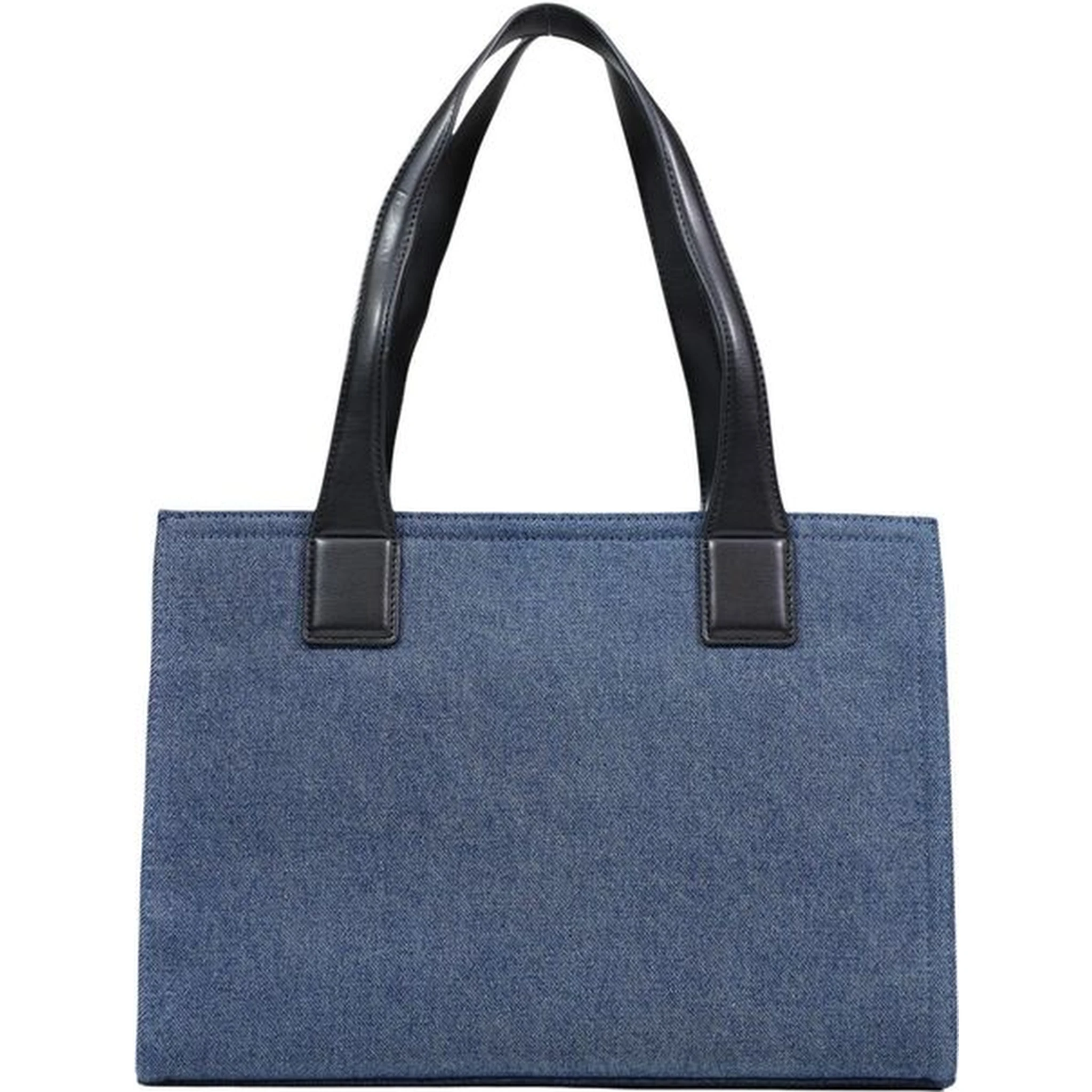 Blue Cotton Handbag