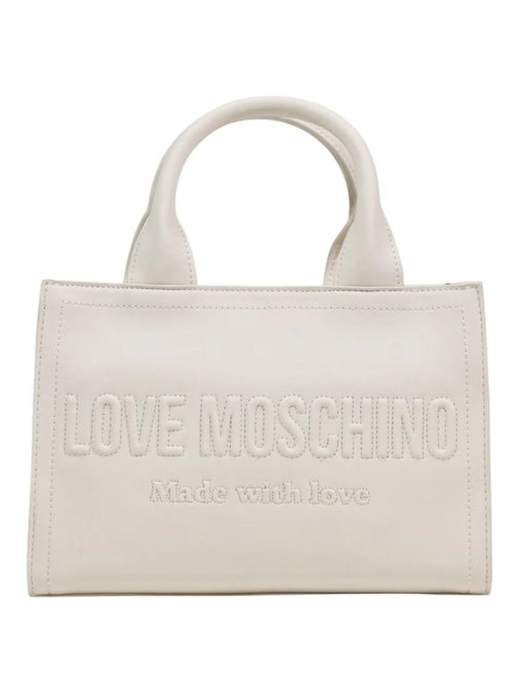 Beige Polyethylene Handbag