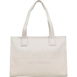 Beige Polyethylene Handbag