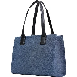 Blue Cotton Handbag