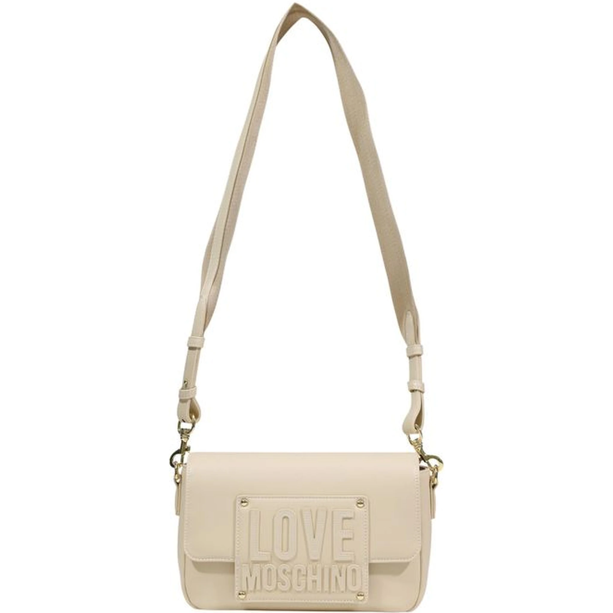 Cream Polyethylene Handbag