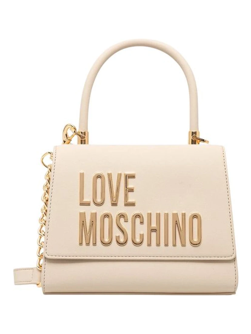 Beige Polyethylene Handbag