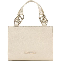 Beige Polyethylene Handbag