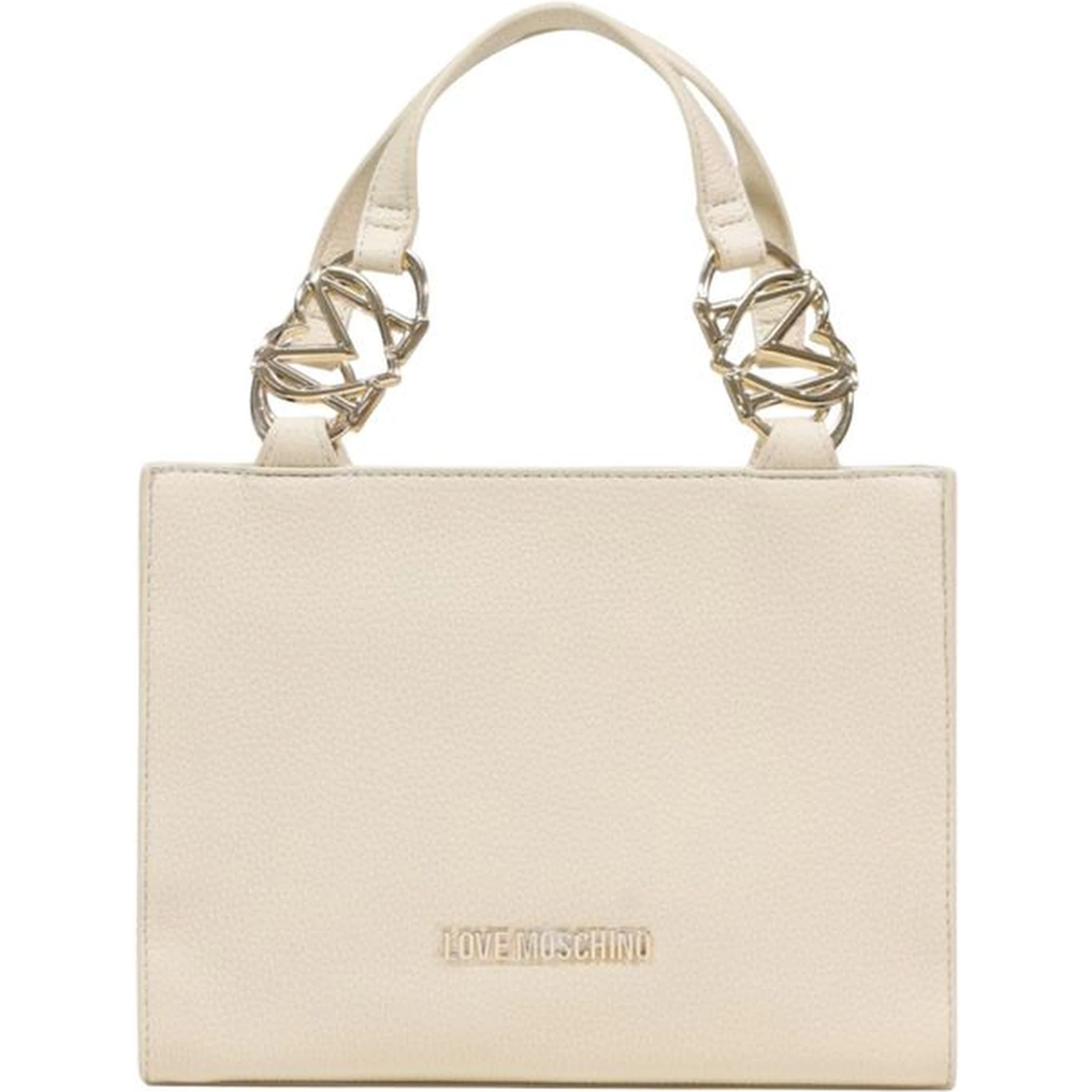 Beige Polyethylene Handbag