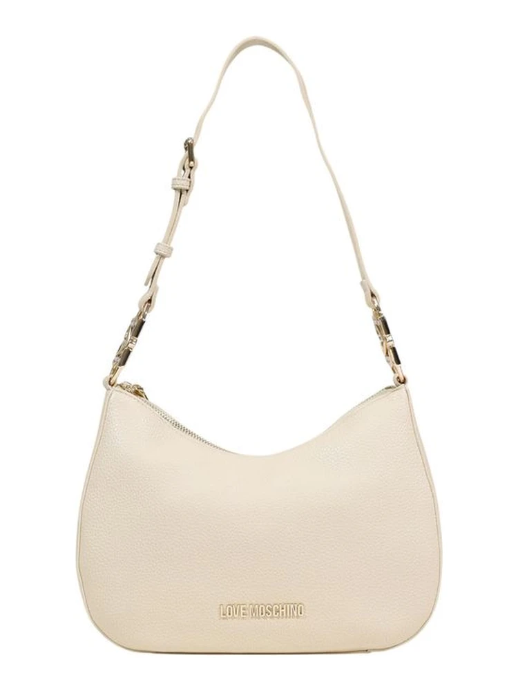Beige Polyethylene Handbag