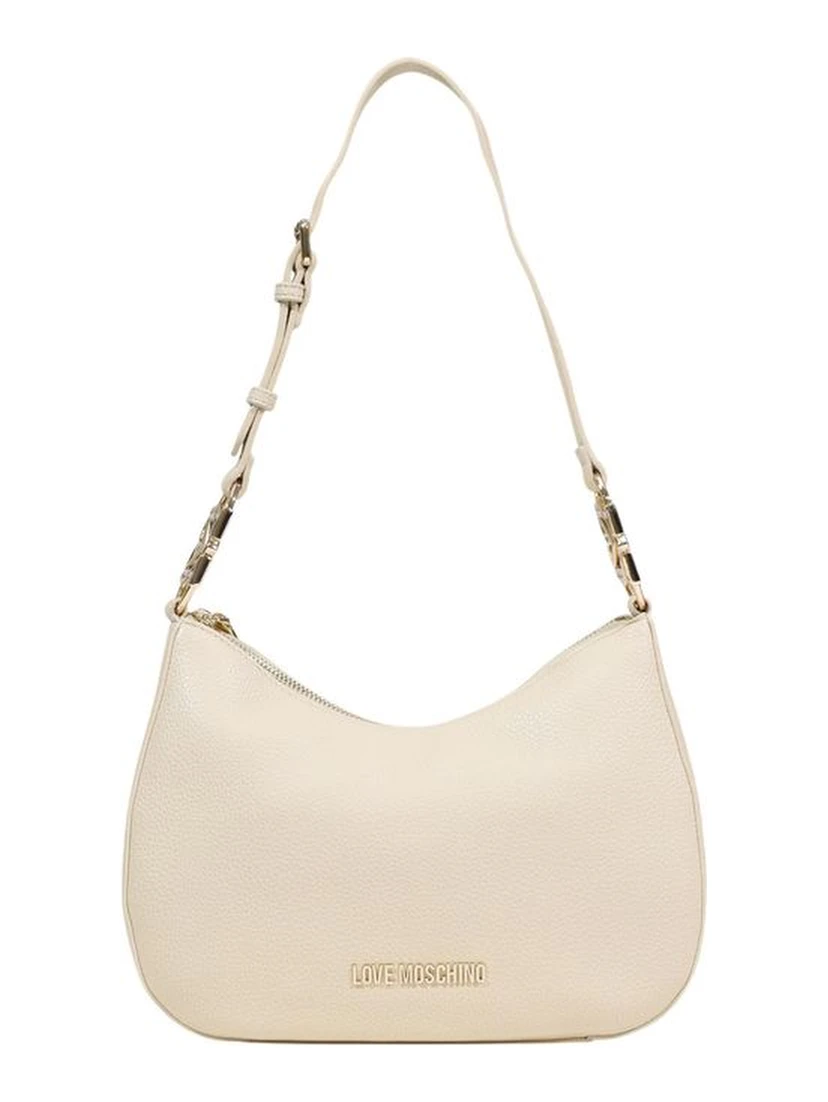 Beige Polyethylene Handbag