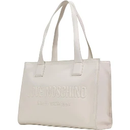 Beige Polyethylene Handbag