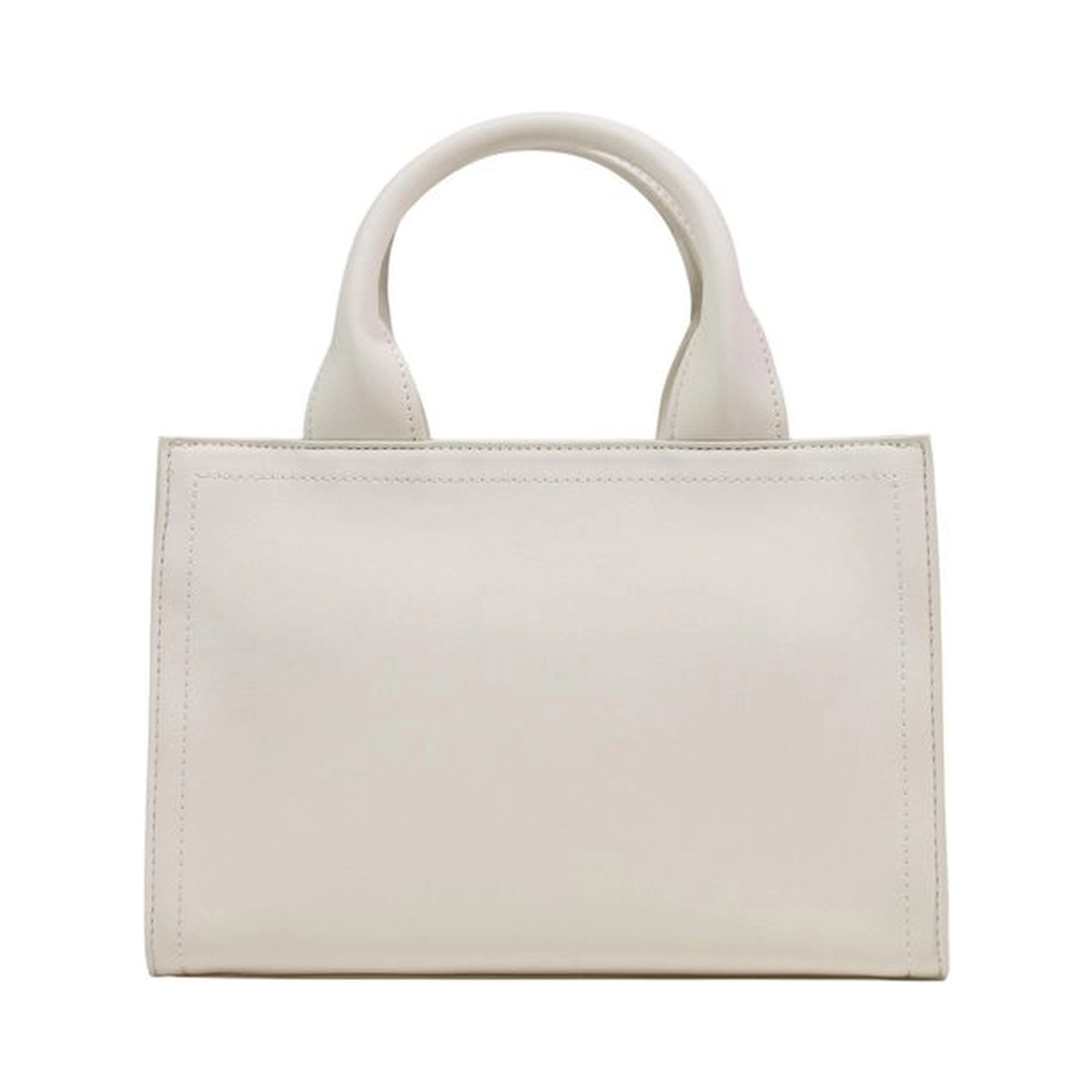 Beige Polyethylene Handbag