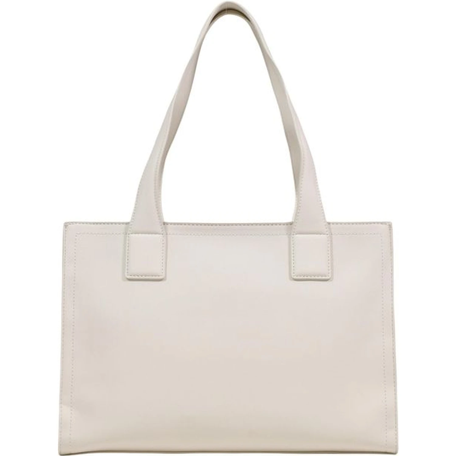 Beige Polyethylene Handbag