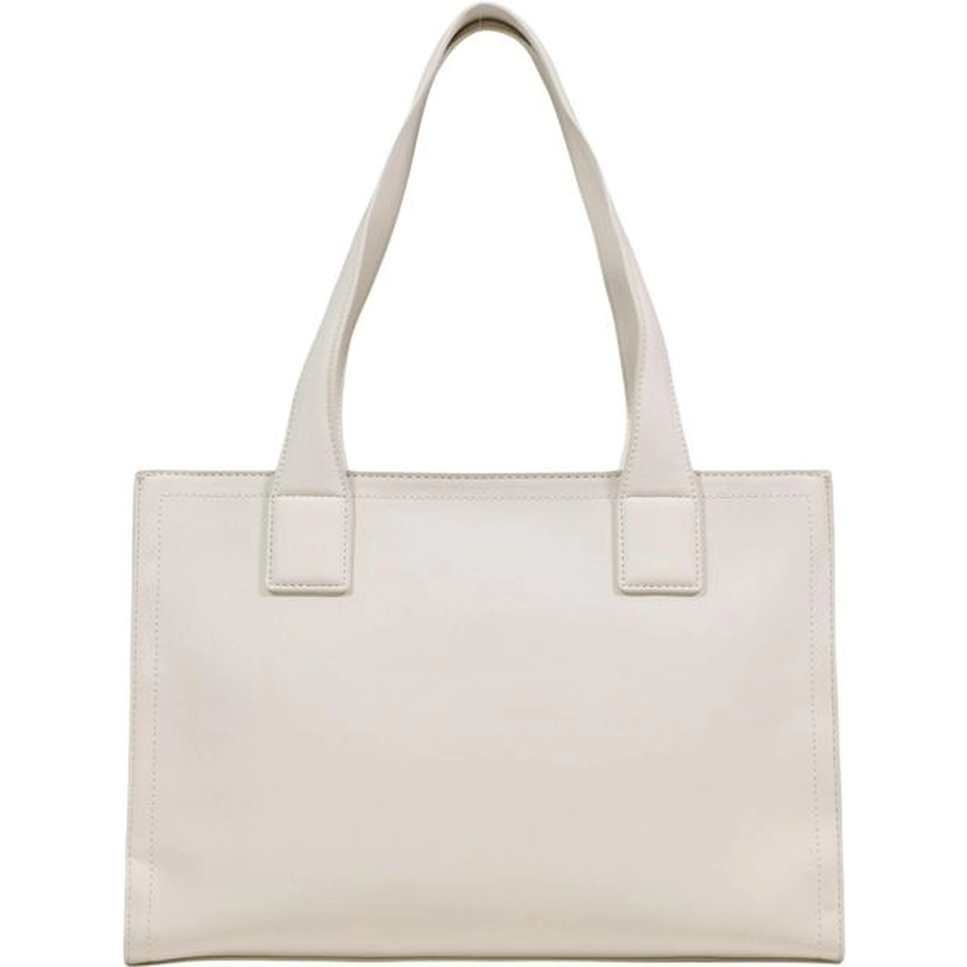 Beige Polyethylene Handbag