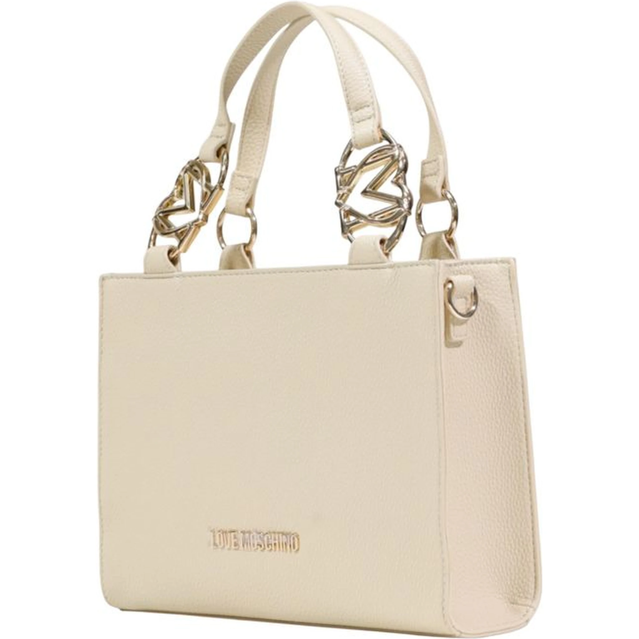 Beige Polyethylene Handbag