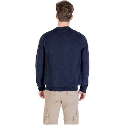 Blue Nylon Sweatshirt