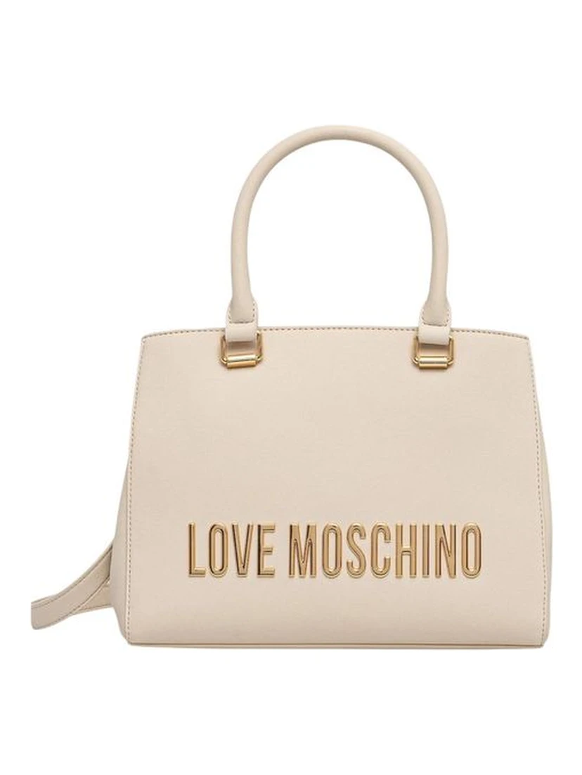 Beige Polyethylene Handbag