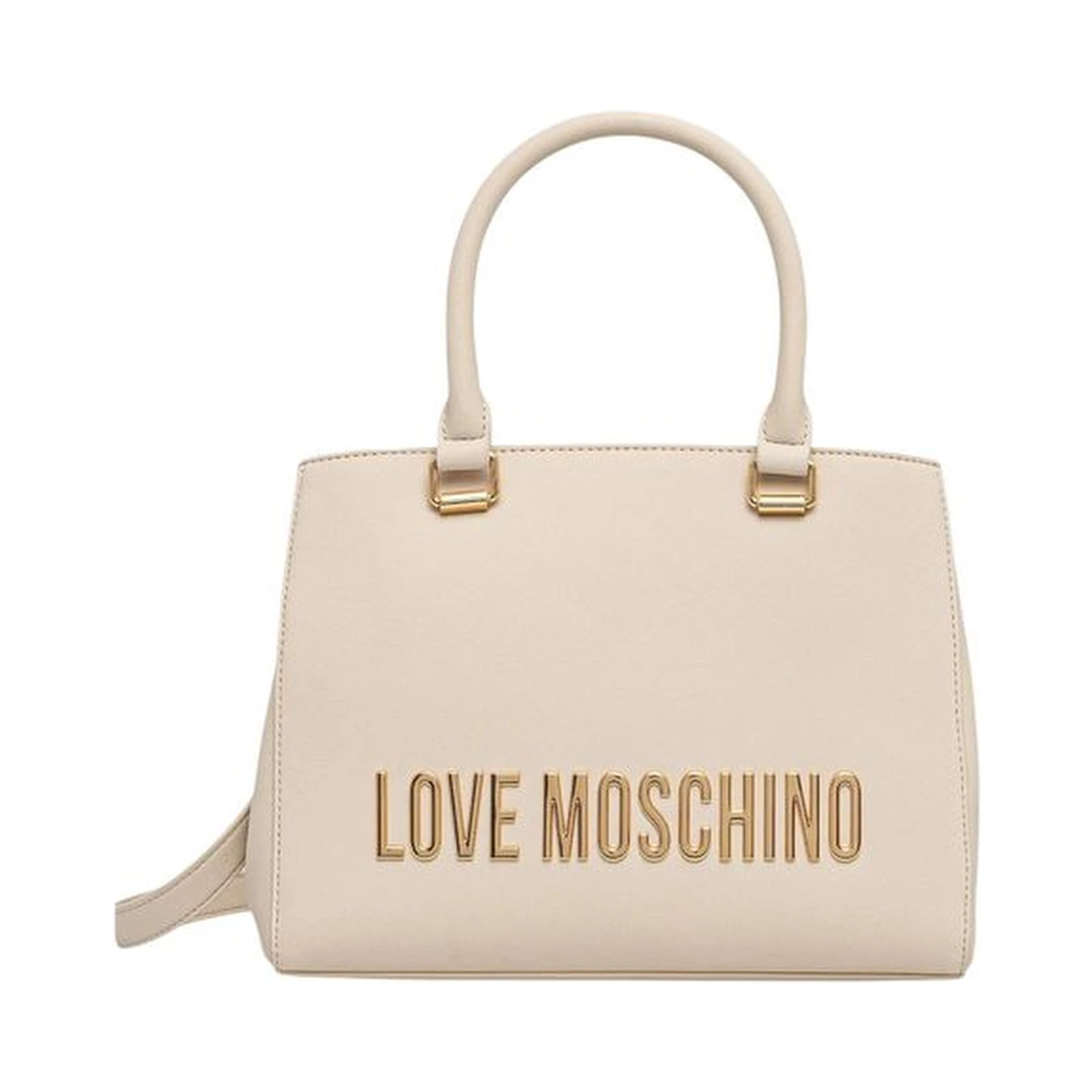 Beige Polyethylene Handbag