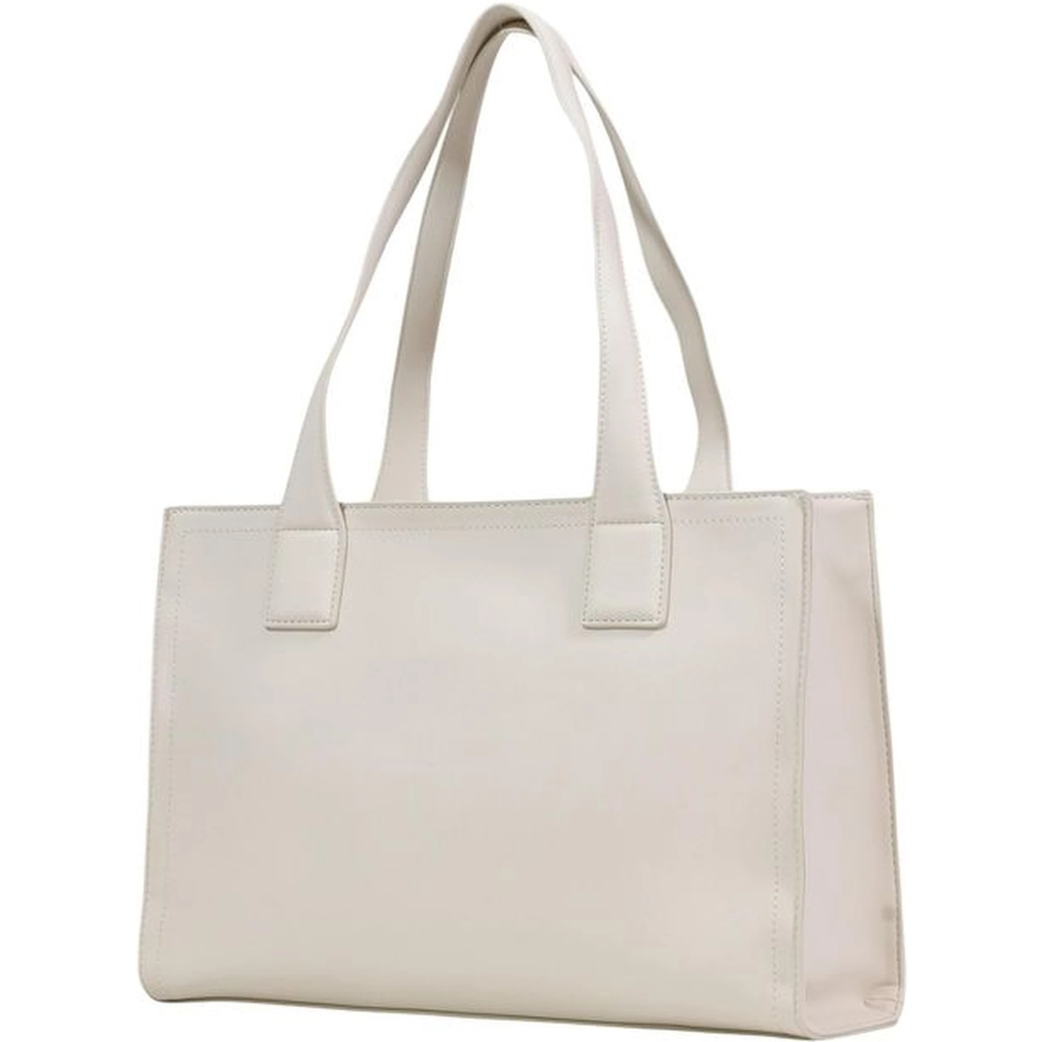 Beige Polyethylene Handbag