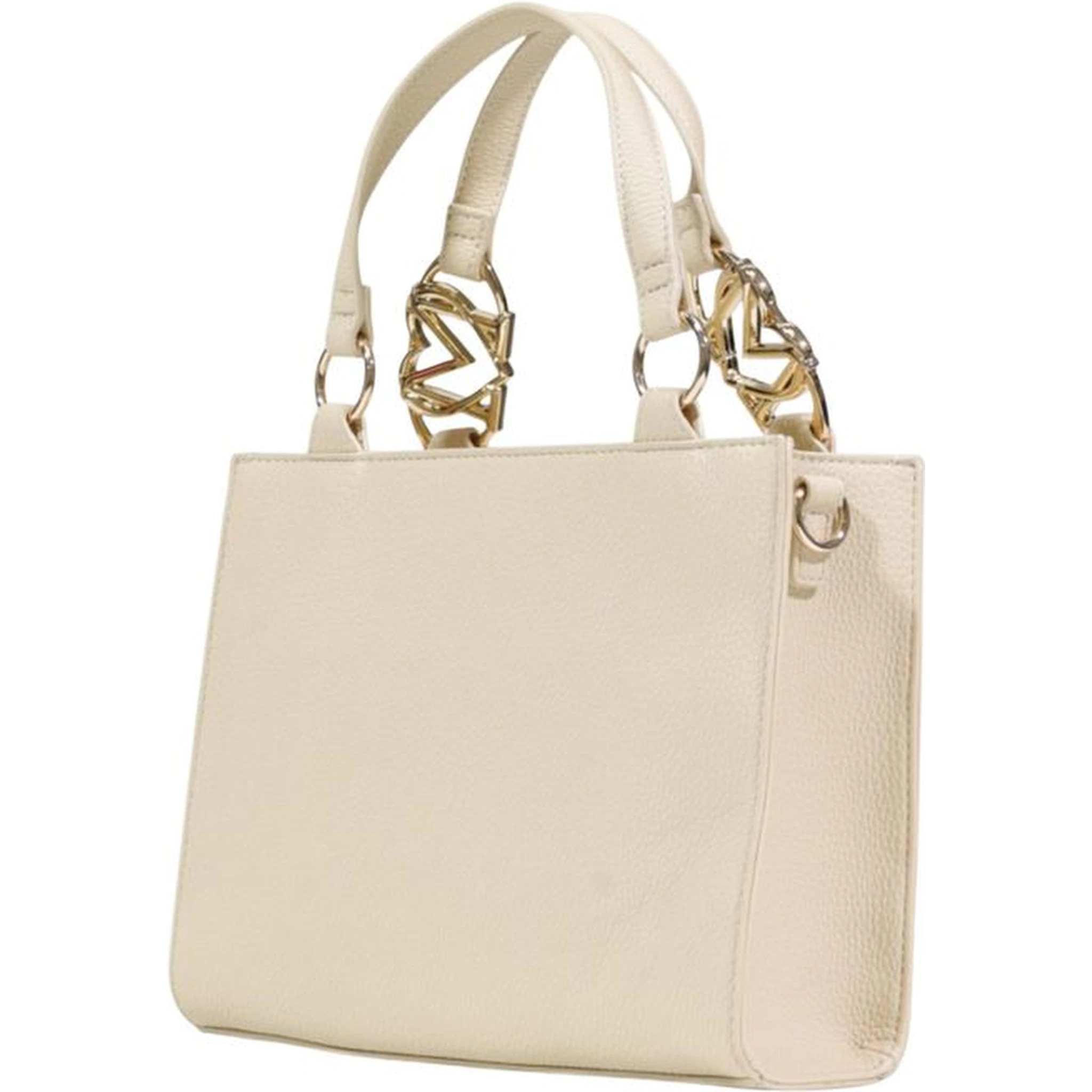 Beige Polyethylene Handbag