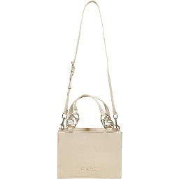 Beige Polyethylene Handbag