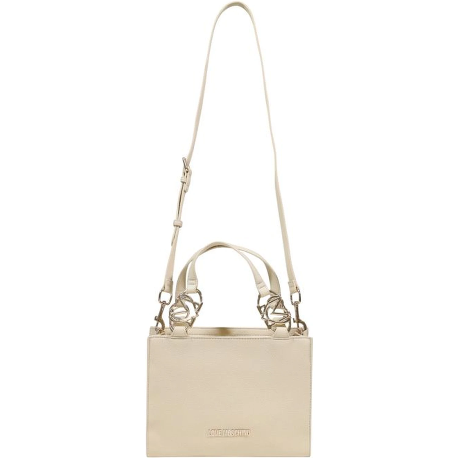 Beige Polyethylene Handbag
