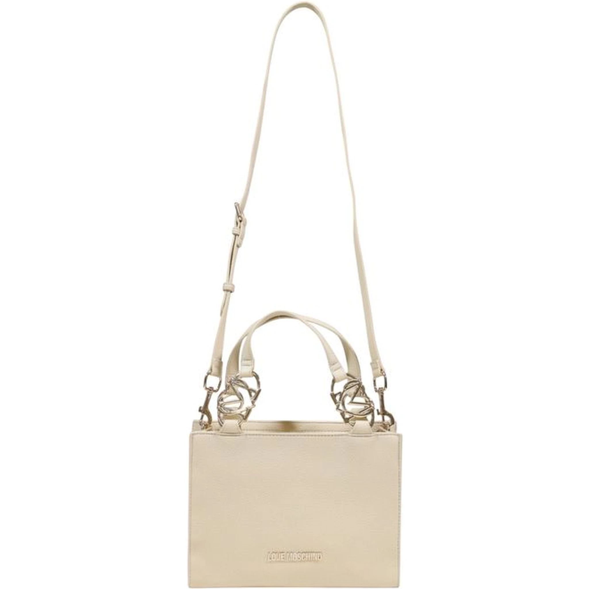 Beige Polyethylene Handbag
