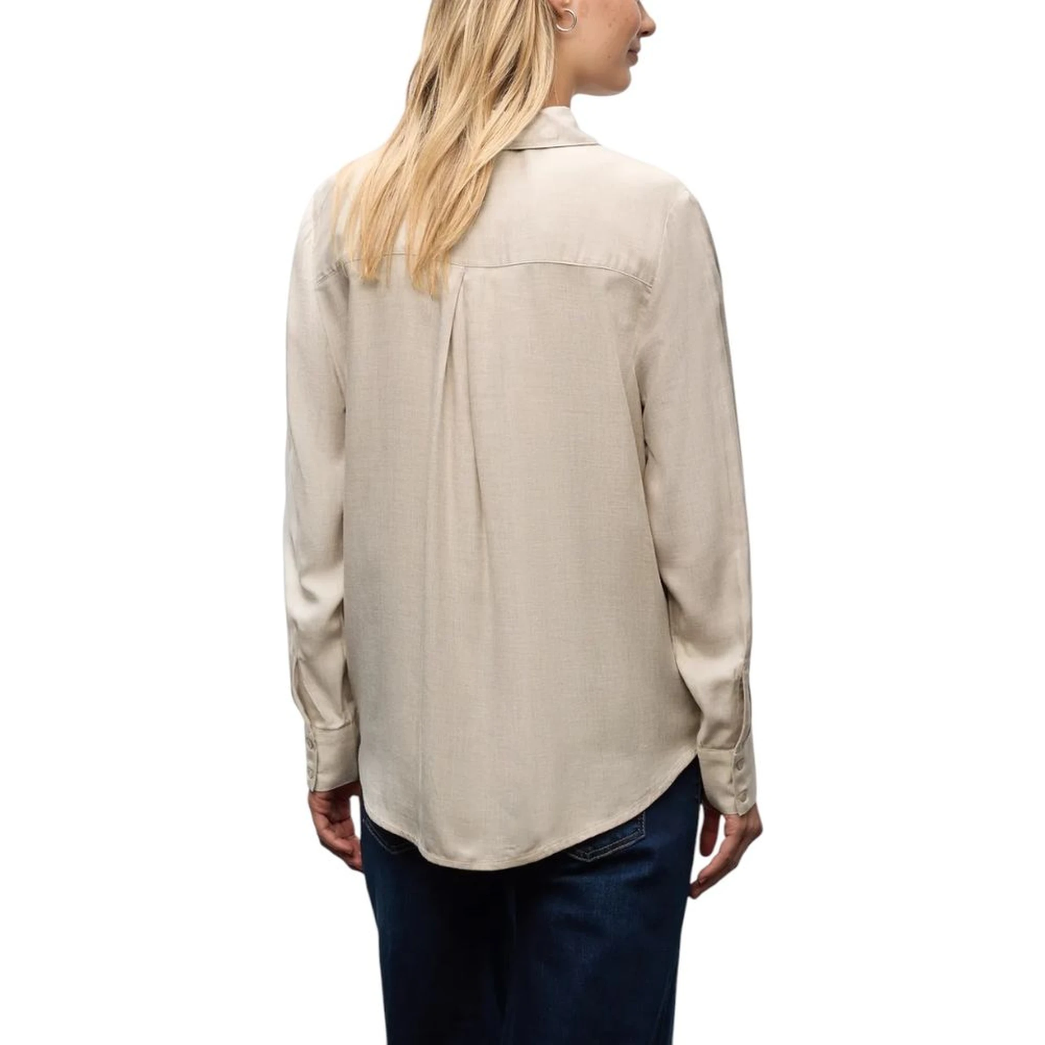 Beige Viscose Blouse
