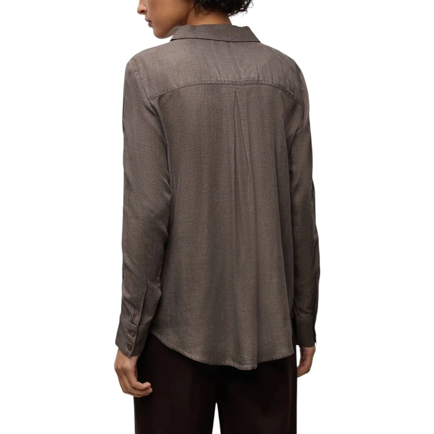 Brown Viscose Blouse