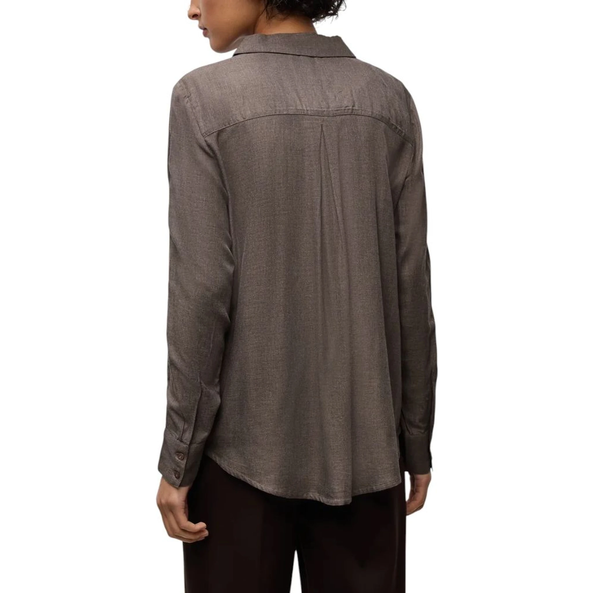 Brown Viscose Blouse
