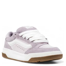 Purple Leather Low Top Sneakers