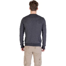 سويت شيرت قطني رمادي