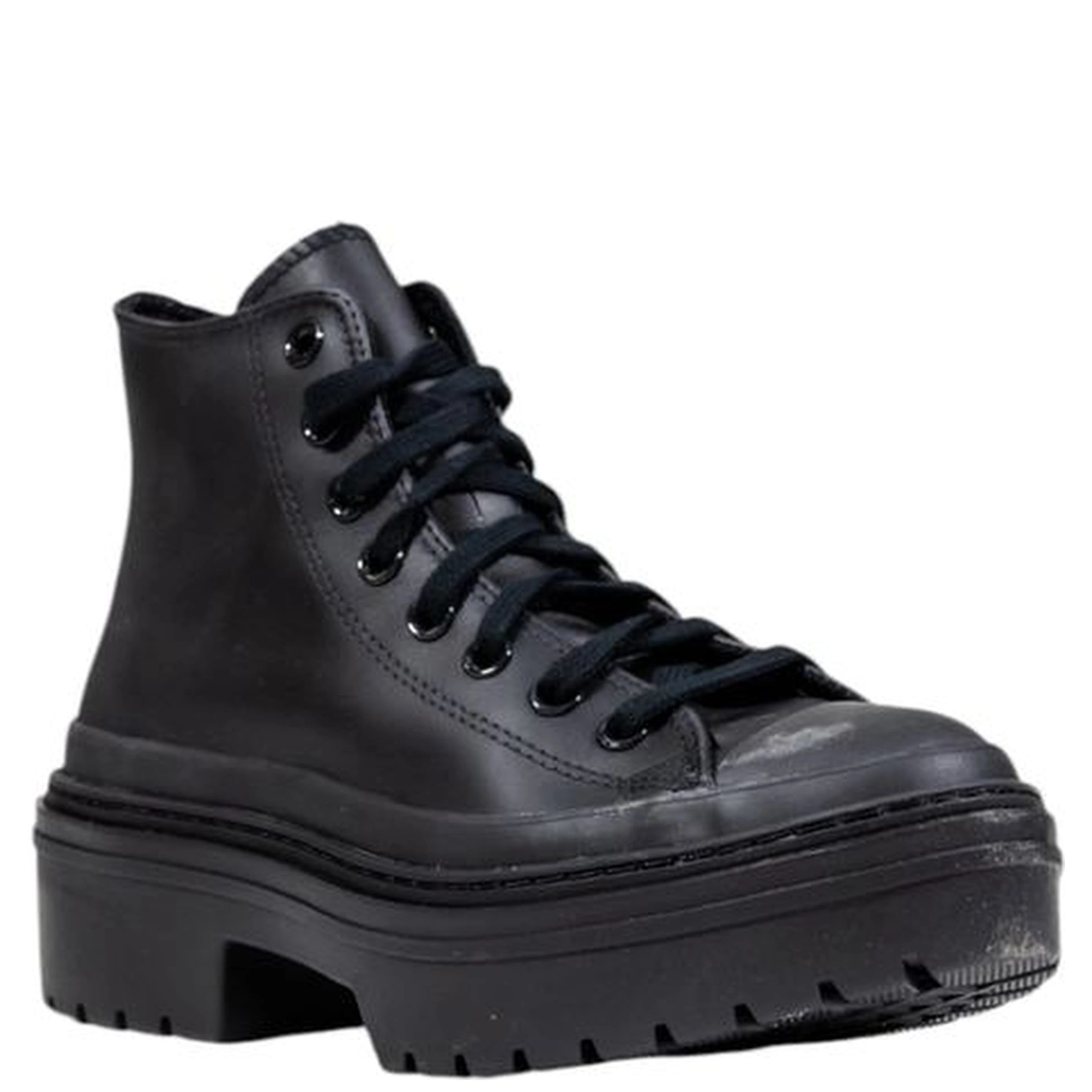 Black Leather Ankle Boots