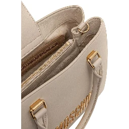 Beige Polyethylene Handbag