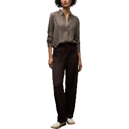 Brown Viscose Blouse