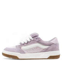 Purple Leather Low Top Sneakers