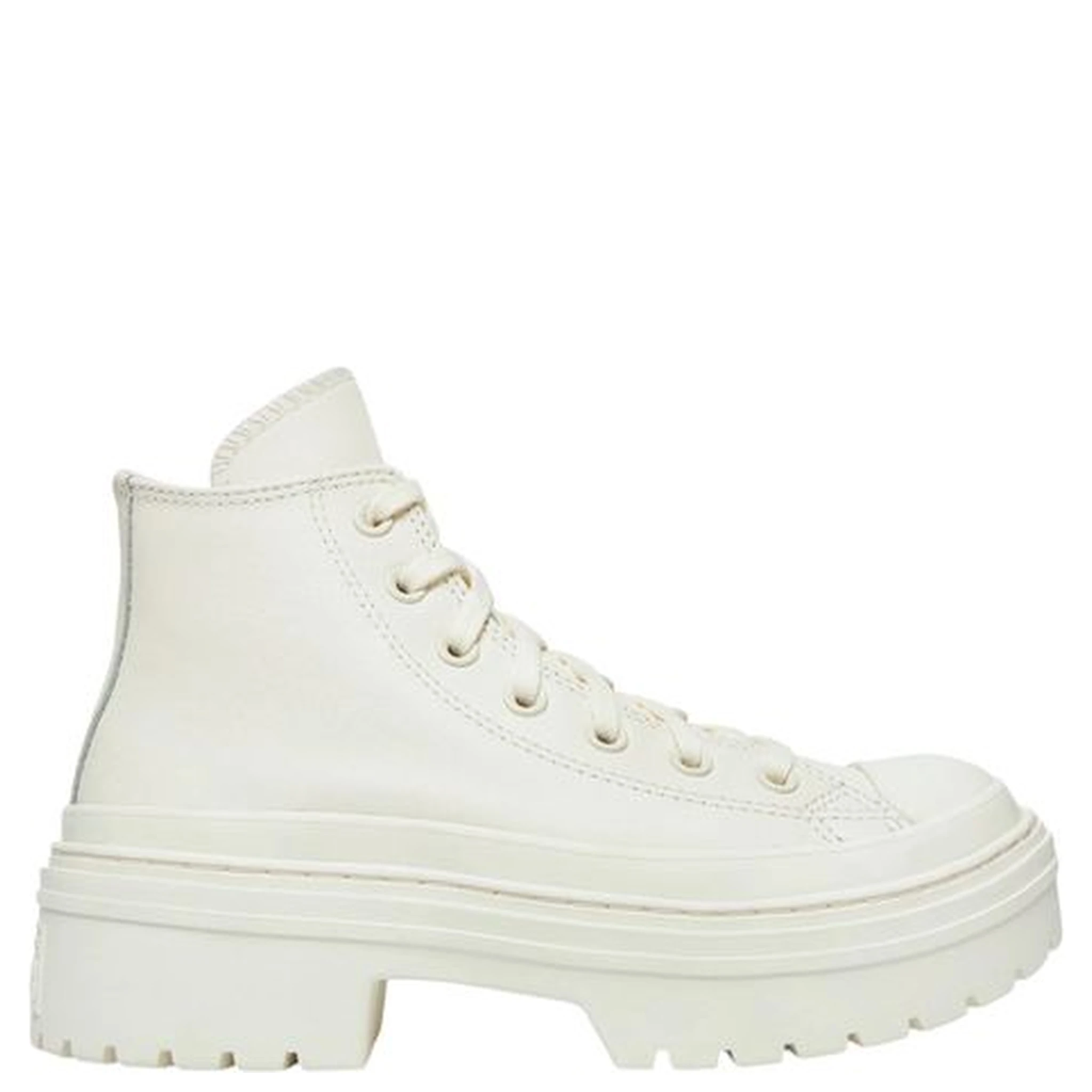 White Recycled Leather High Heel Pumps