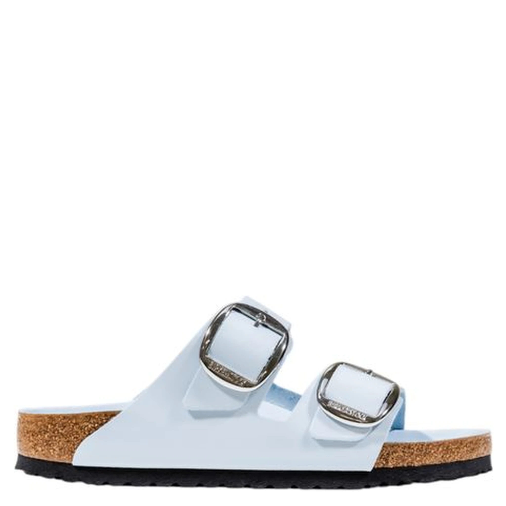 Blue Artificial Leather Slippers