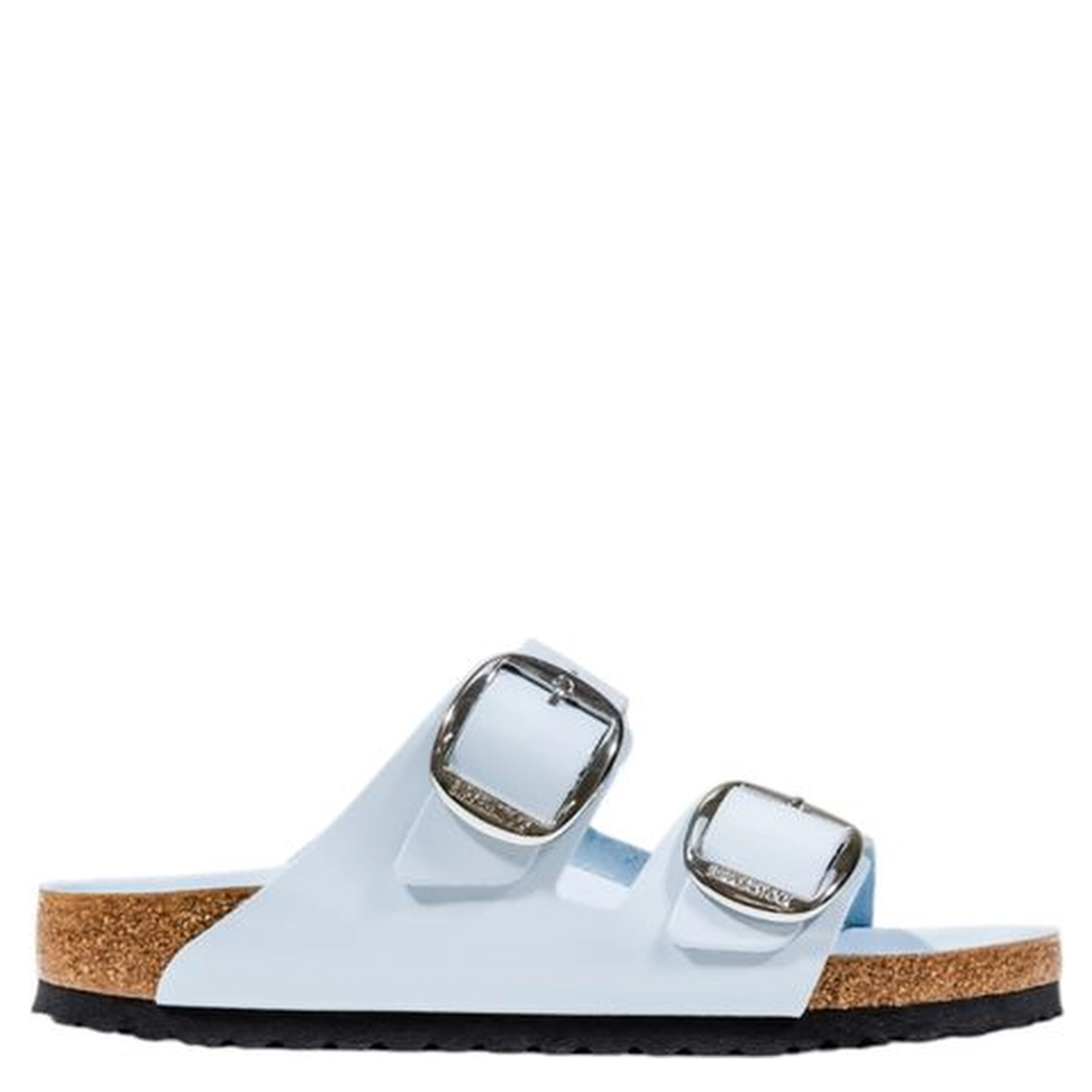 Blue Artificial Leather Slippers