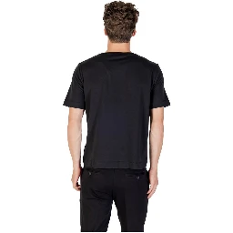 تيشيرت قطني أسود